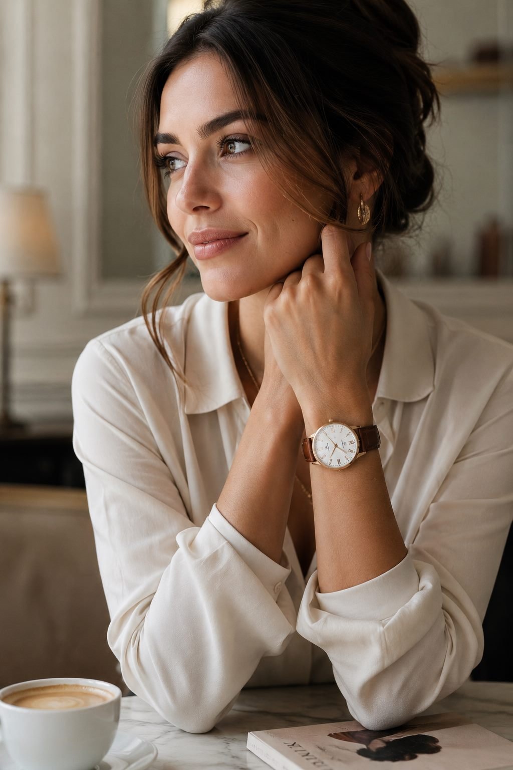 Montre Velucci portée par une femme